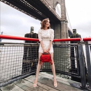 A perfect red Mackage bag